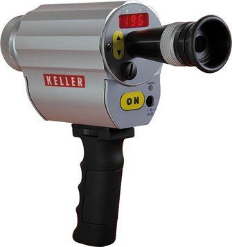 Portable pyrometer KELLER CellaCombustion PT 118 from 500 up to 2500 &deg;C for hot CO-containing gases temperature measurements