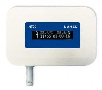 Lumel Temperature and humidity data logger with Ethernet and PoE HT20