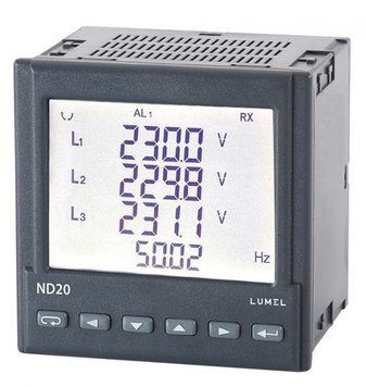 Lumel 1 and 3-phase power network meter ND20